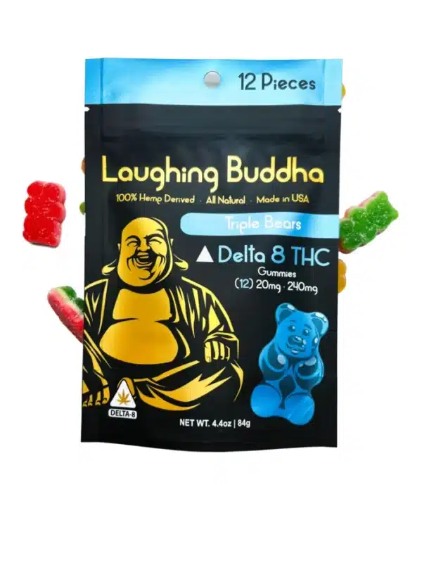 12-Pack Triple Bears Laughing Buddha Gummies