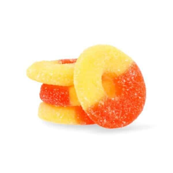 12-Pack Peach Rings Laughing Buddha Gummies - Image 3